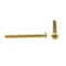 Prime-Line Machine Screw, Round Head, Phil/Sltd Comb Drive No. 8-32 X 1-1/2in Solid Brass 25PK 9003778 - alternate 3